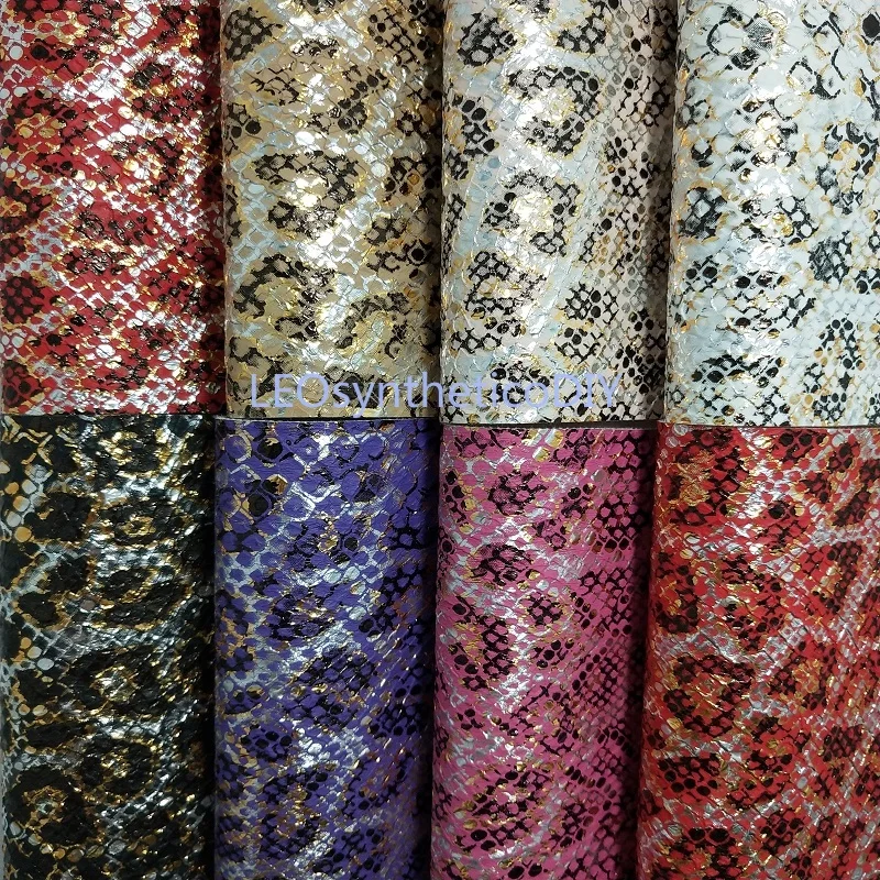 1PC 21X29CM Synthetic Letaher Cuero Sintetico Printed Leopard Leather For Making Bows Accessories LEOsyntheticoDIY T146 | Дом и сад