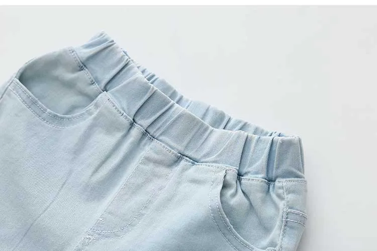 New Cute flower Pattern toddler Kids Jeans spring Autumn Lovely High Quality Children Pants Casual pretty Baby Girls 2-12Y |