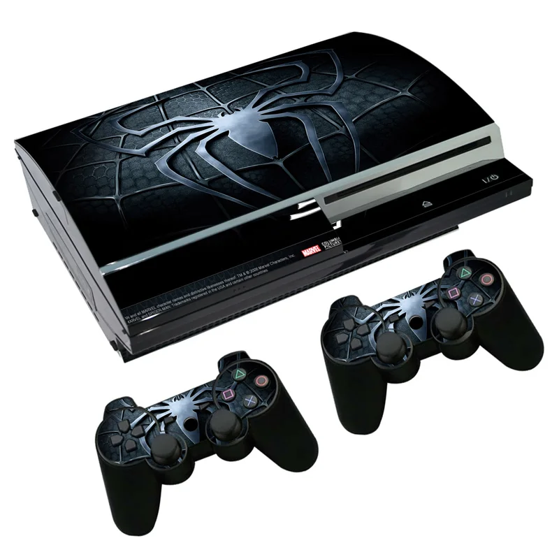 Наклейка на кожу Человека паука для PS3 Fat PlayStation 3 консоль и контроллеры Skins