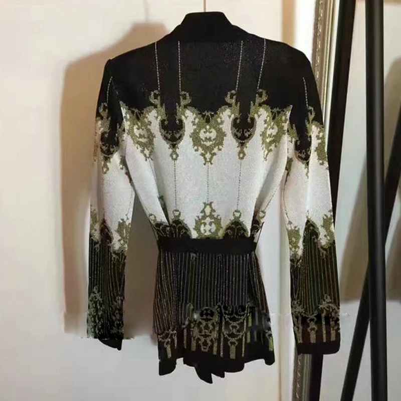 Высокое качество 2019 Парижа модная дизайнерская куртка Женская галстук ремень