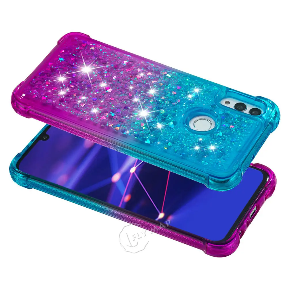 Чехол с зыбучим песком для Huawei Honor 10 Lite HRY L21 LX1 градиентный чехол телефона Honor10 HRY-LX1