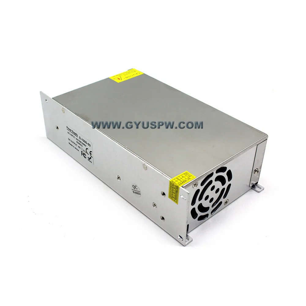 Фото 1000W 60V 16.7A одиночный выход импульсный источник питания AC к DC SMPS для промышленности 1000W 60V 16.7A одиночный выход импульсный источник питания AC к DC SMPS для промышленности