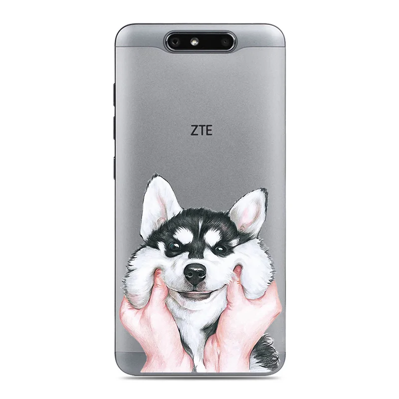 Tfshining Phone Cases for ZTE Blade V8 5.2&quot Soft Silicone Back Cover Case For bags Fundas Capa | Мобильные телефоны и