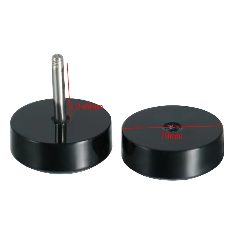 2 шт акриловые серьги для пирсинга мужчин и женщин в стиле панк поддельные