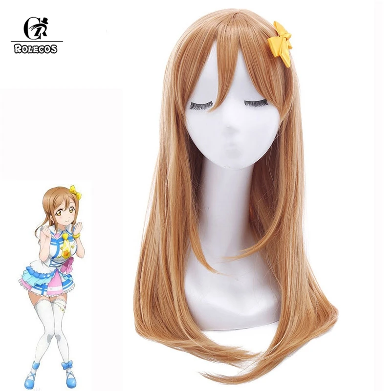 ROLECOS LoveLive Sunshine Косплей Kunikida Hanamaru головной убор синтетические волосы 60 см/23 63 дюйма
