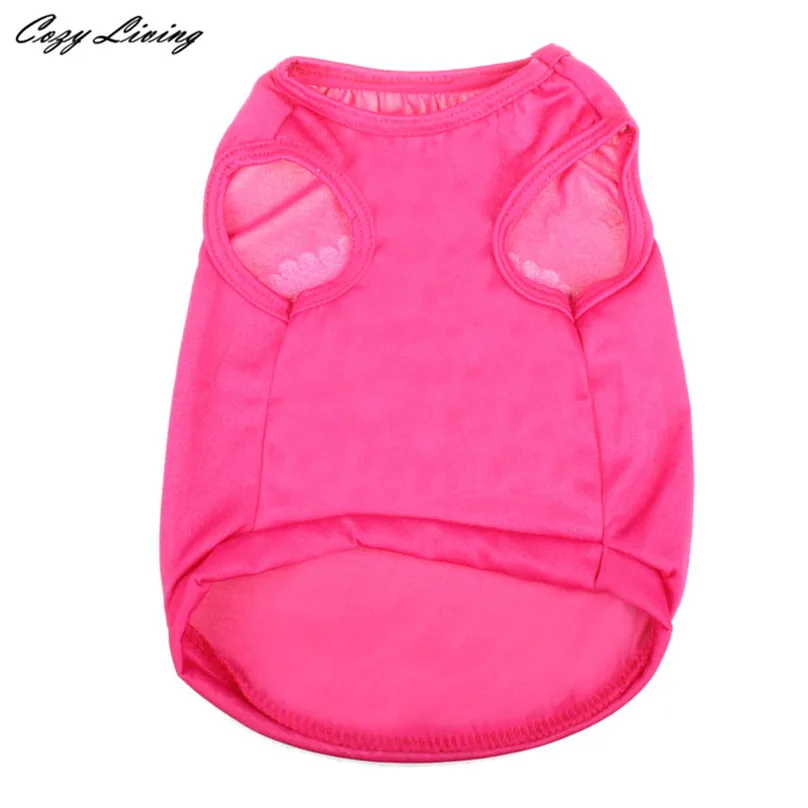 Домашняя одежда для маленькой собаки любимчика без рукавов Летние костюмы с