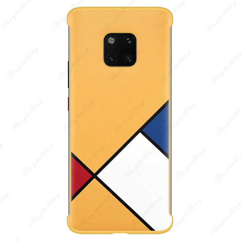 Оригинальный официальный huawei Коврики 20 pro pc чехол Абстрактные Темы оболочка с
