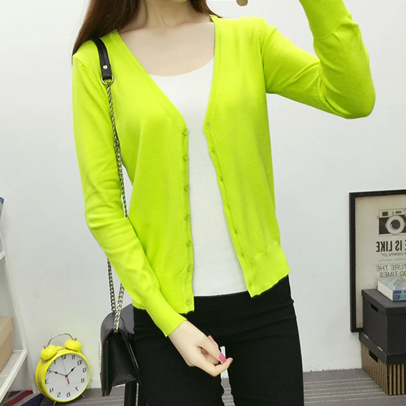 2018 sping Sweater Women Cardigan Knitted Female Casual V-Neck Woman Cardigans plus size Coat Sweaters Tops 5XL |