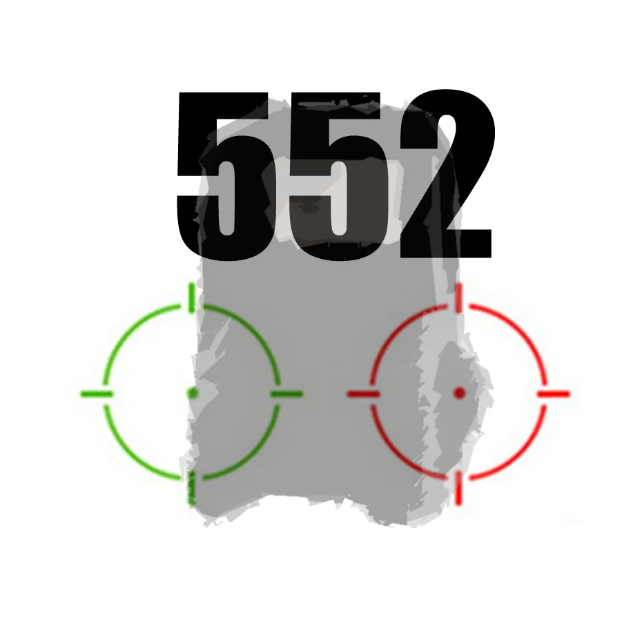 Hlurker охотничий прицел с красной и зеленой точкой 552 голографический рефлекторной