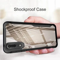 fashion phone cases for huawei p30 pro lite case clear soft tpu acrylic shockproof cover for huawei mate 20 pro nova 3 3i case