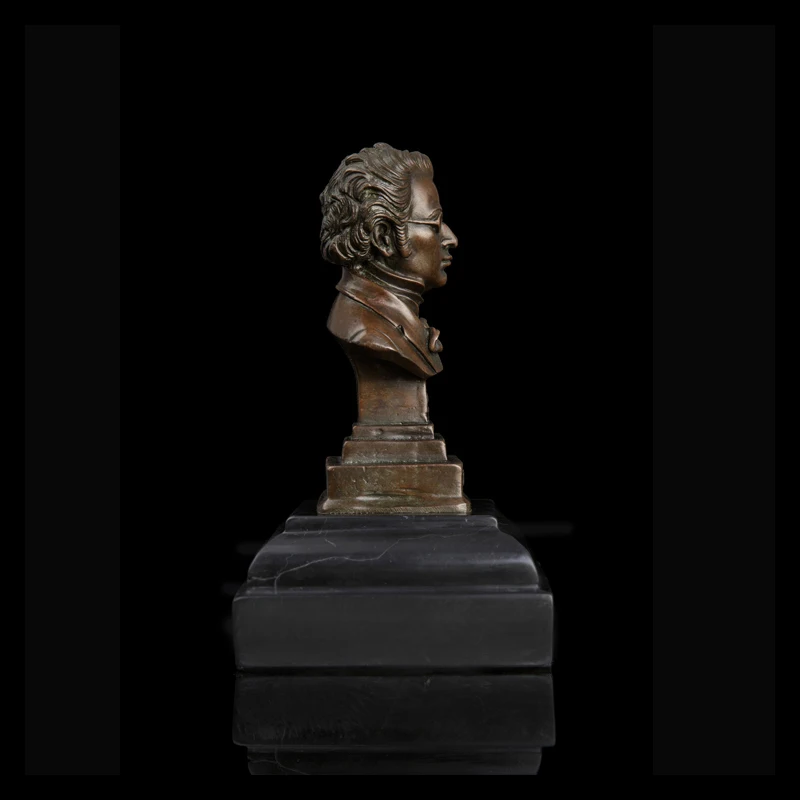 ArtsHom искусственная статуя головы человека бронзовая фигурка скульптура