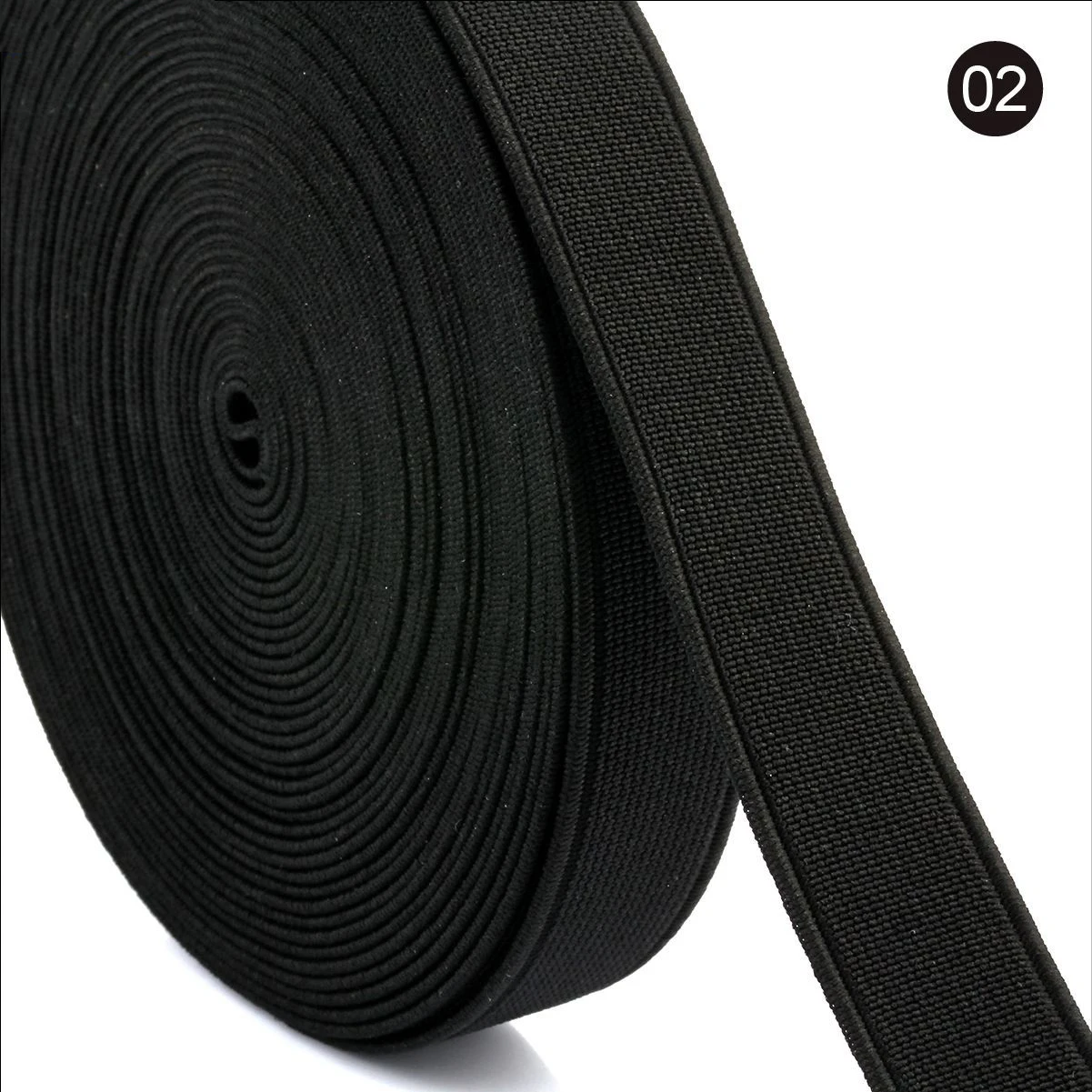 black 7 м Meetee Эластичная лента 1,5/2/2,5 см DIY Швейные эластичные ленты полиэстер лямки лентой отделка Материал Костюмы аксессуары для сумок - Цвет: black