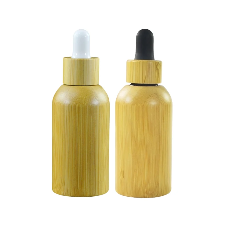 50g whole bamboo jar with glass inner and 30ml bottle dropper | Красота и здоровье