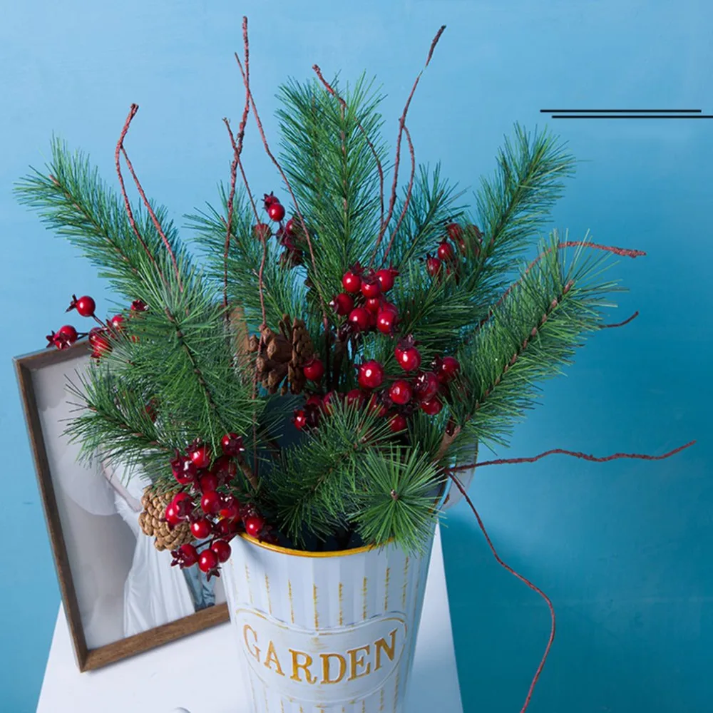 Новейшая Красивая Искусственная сосна моделирование ветви растений