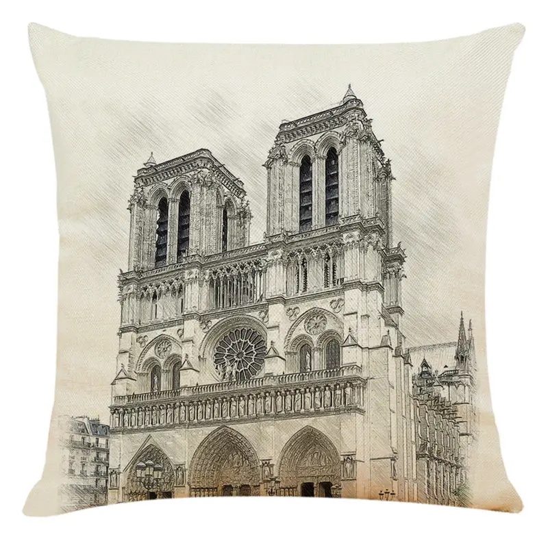 Нотр-Дам де Пари Печать наволочка украшение для дома диван кресло детский