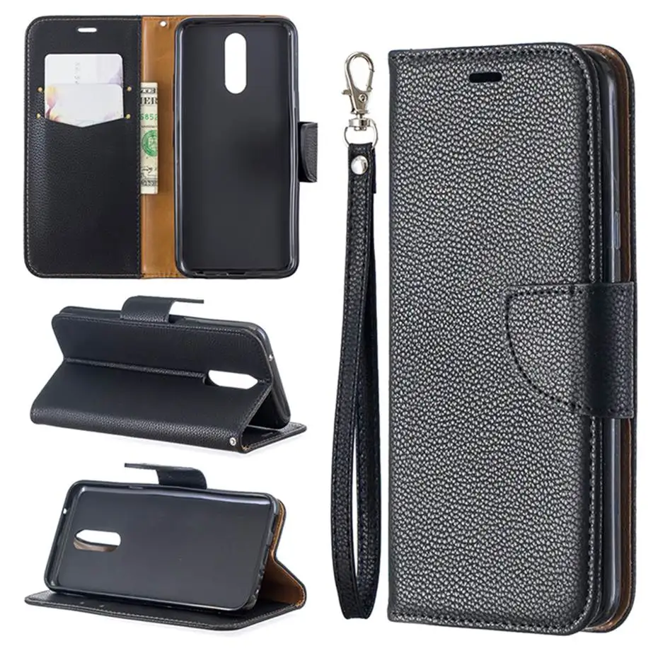 K40 PU кожаный флип чехол для LG K40 K 40 полосы бумажник чехол для LG K40 PU кожаный чехол Funda Capa