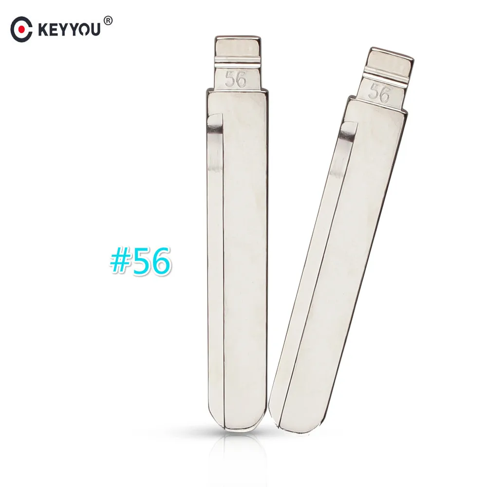 

KEYYOU NO. 56 # ключ лезвие для 56 # BYD F3 Geely Vision Lifan 620, автомобильный Пустой Сменный ключ лезвие