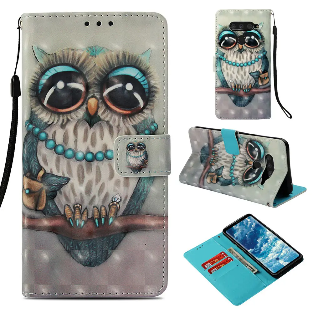 Чехол-книжка для LG G7 V40 ThinQ X Power3 Aristo 2 Stylo 4 Q Stylus K10 2018 K30 кожаный чехол-кошелек