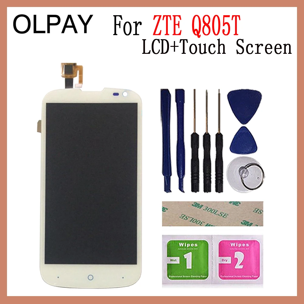 

5.0'' For ZTE Q805T CellPhone LCD Display + Touch Screen Digitizer Assembly Replacement Glass Free Tools