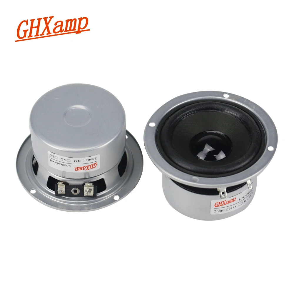 GHXAMP 4ohm 3 дюймов полный спектр Динамик модуль Bluetooth DIY 60 Вт HIFI для 2 0 1 резонирующей