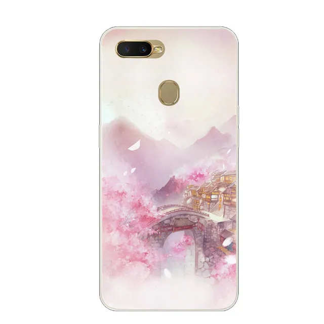 40 Для OPPO A5S чехол OPPO AX5S чехол 6,2 Силиконовый ТПУ чехол для телефона для OPPO A5S CPH1909 OPPOA5S чехол мягкий цветок A5 S A 5S Para - Цвет: 40