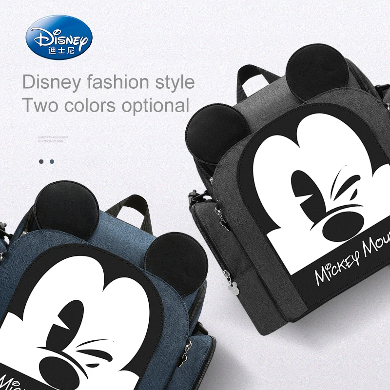 Сумка для подгузников DISNEY, рюкзак для путешествий, многофункциональное детское безопасное сиденье, Сумка Микки, детские сумки для мамы