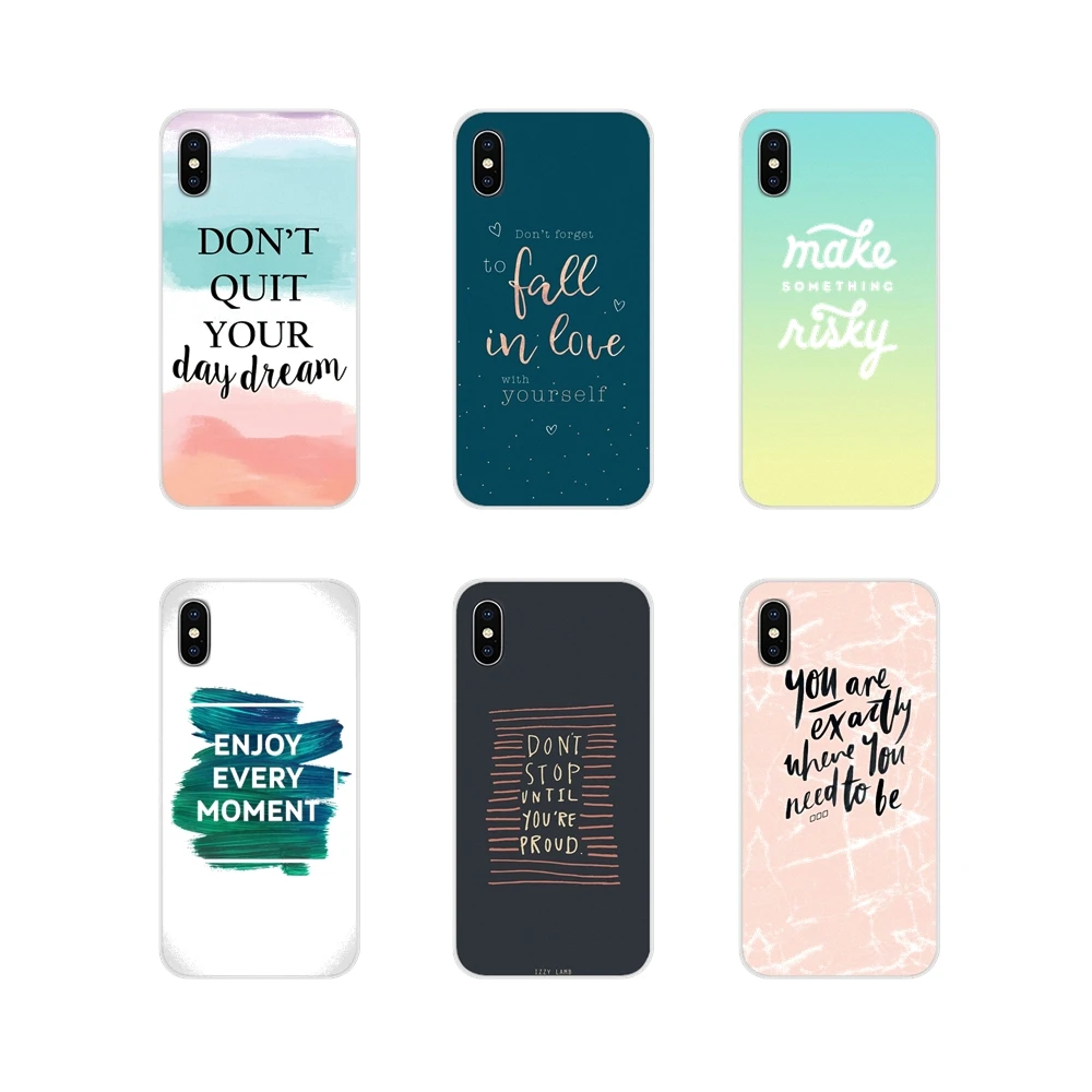 Простой вдохновляющий телефонный чехол с надписью на английском языке чехлы для