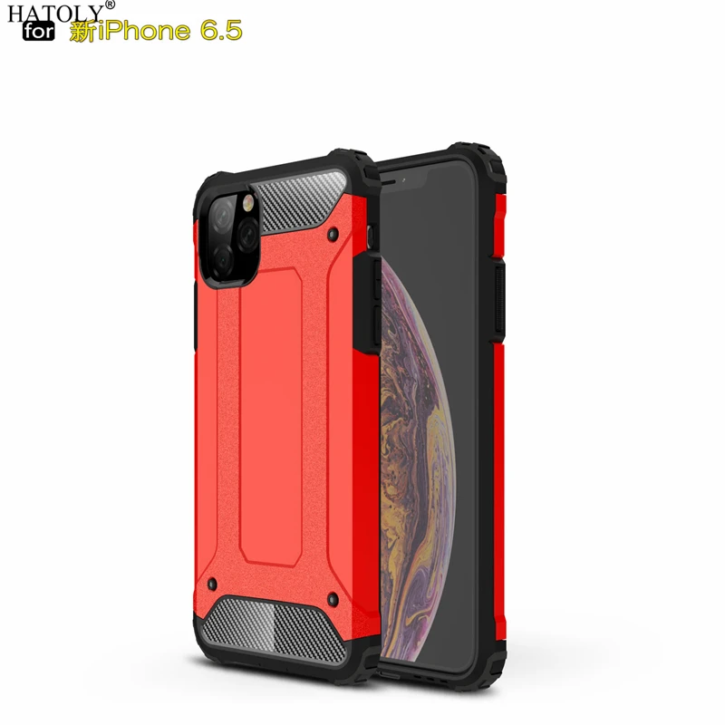 Чехол для iPhone 11 Pro Max 2019 тяжелая бронированная тонкая твердая резиновая прочная