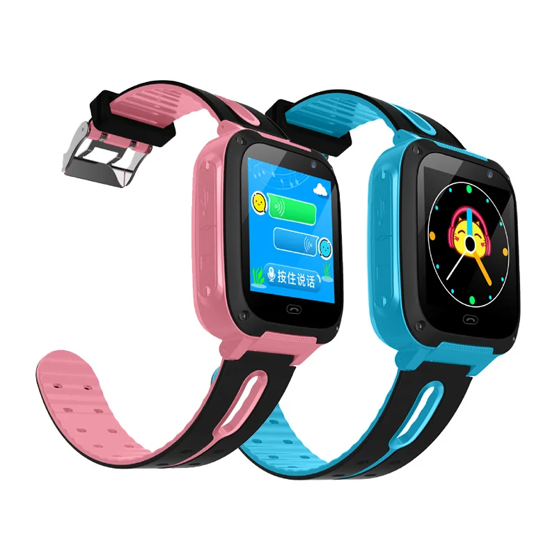 Смарт часы для детей с сенсорным экраном GPS позиционирование детские SOS