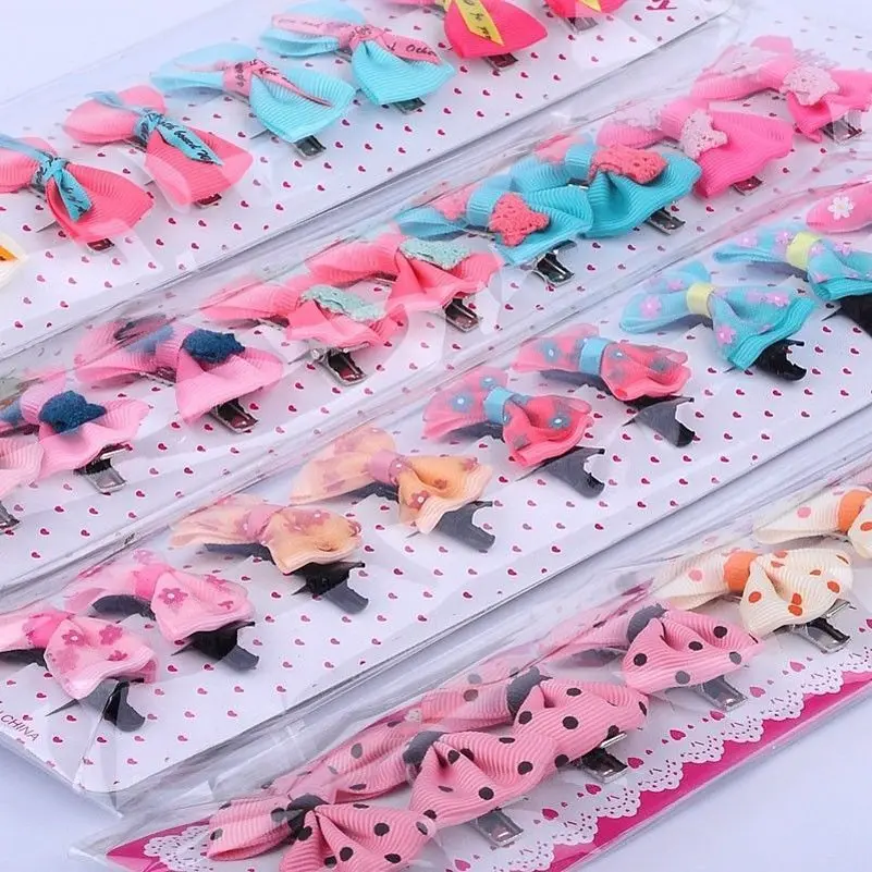 10 шт. собака кошка щенок волосы луки ленты оптовая продажа шпилек цветок домашние