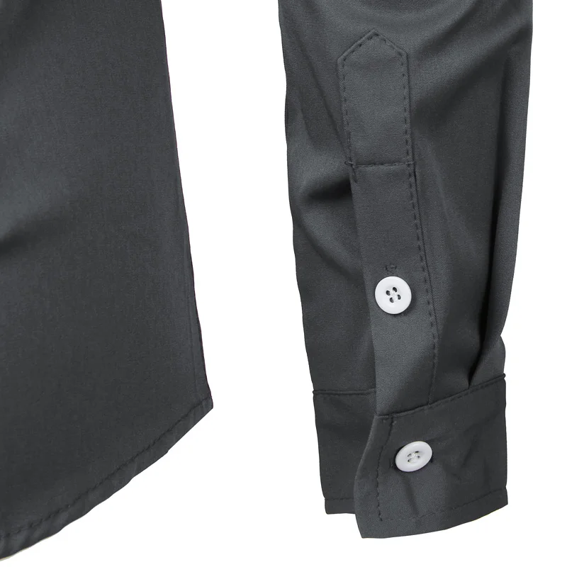 Мужская рубашка с вышитыми золотыми цветами белая однотонная приталенная