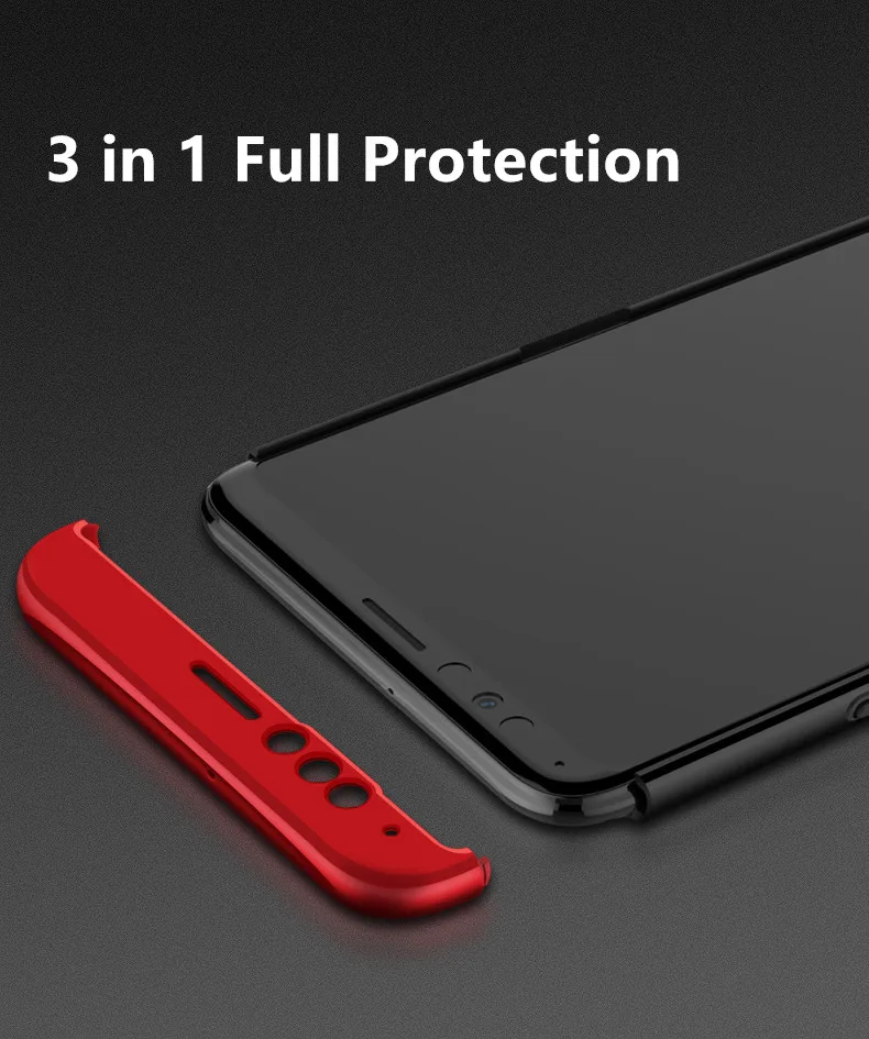 URSHINE Full Protective Phone Case Cover for OPPO R11s 360 Degree All-around Body Capa Coque Oppo r11s 6.01&quot |