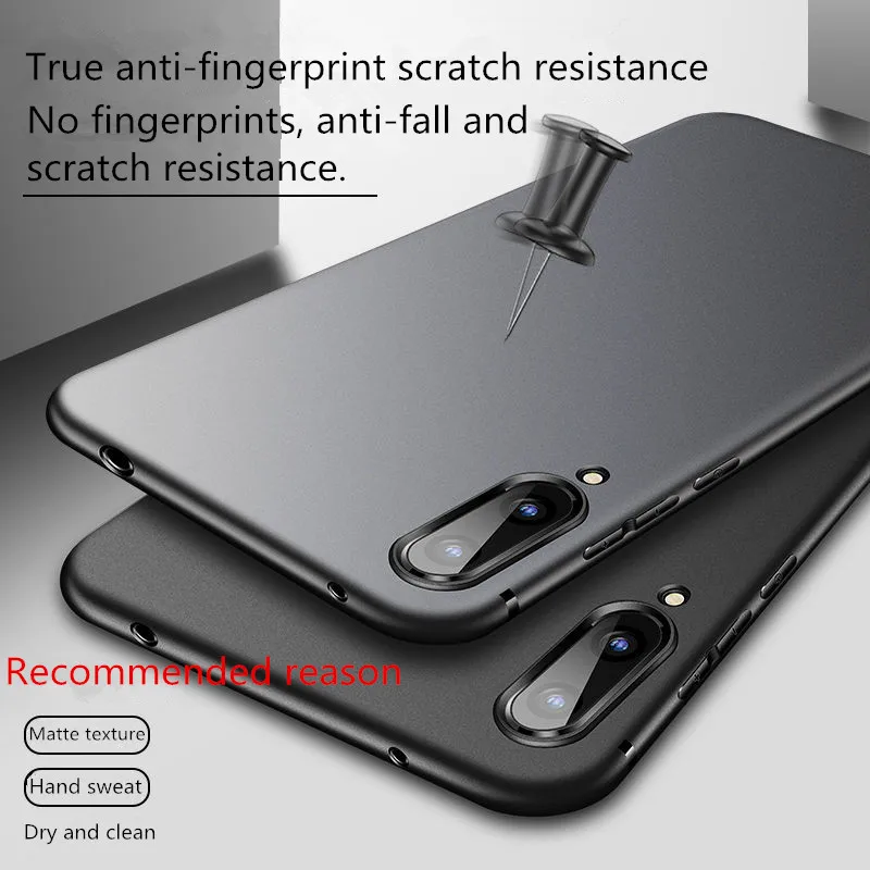 Матовый нескользящий чехол для телефона Huawei P20 caseDeluxe Pro lite P30 pro mate10 20 Business solid color