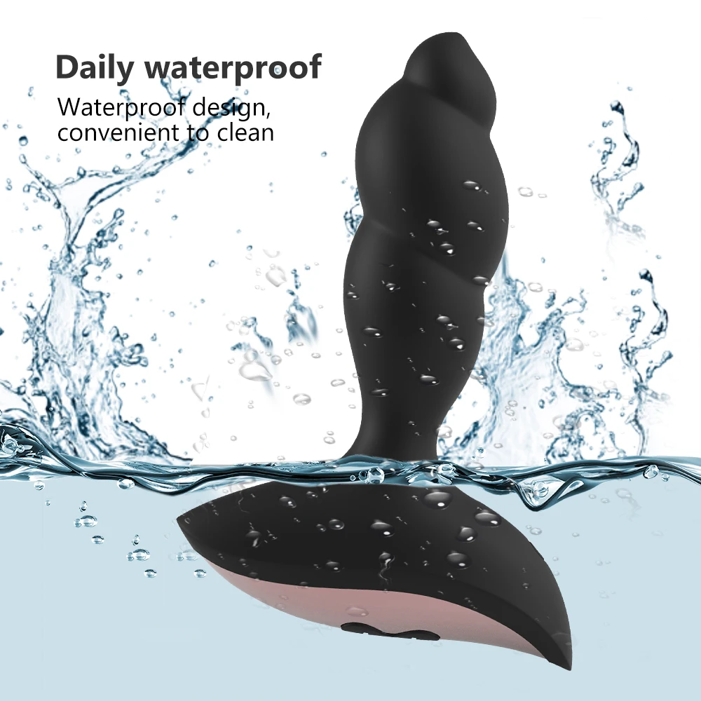 10 Частотный беспроводной пульт дистанционного управления Анальная пробка