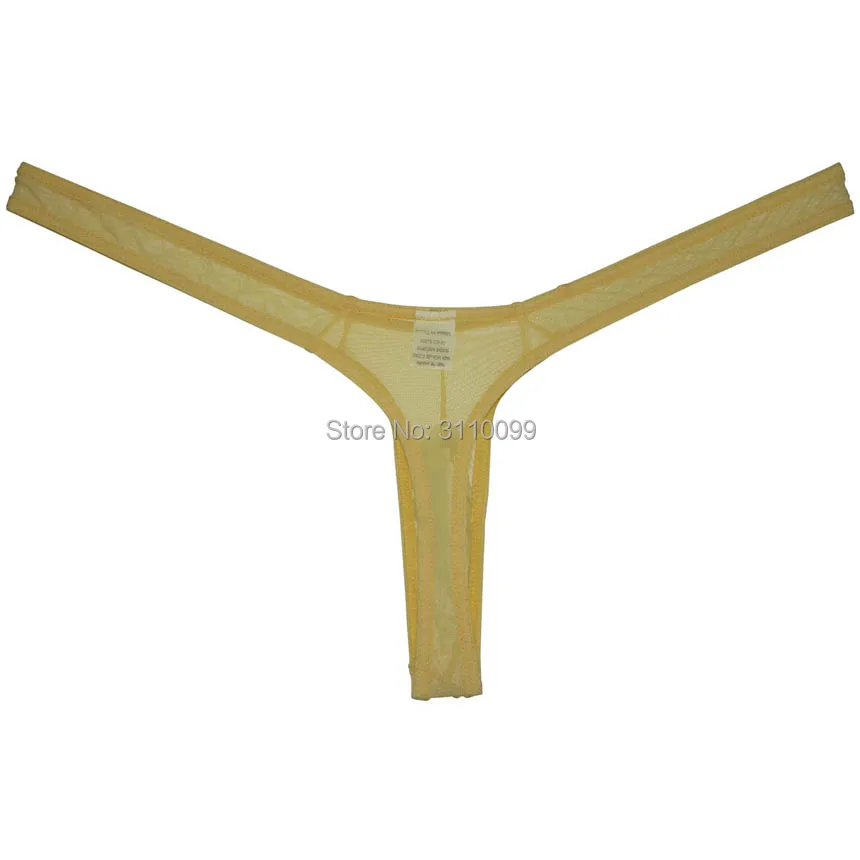 Мужское полупрозрачное и вентилируемое нижнее белье бикини| |