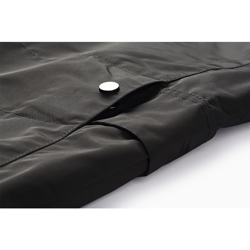 Enjeolon brand Bomber jackets coat men fall black solid Mens jcaket coats male stand collar jacket JK606 | Мужская одежда
