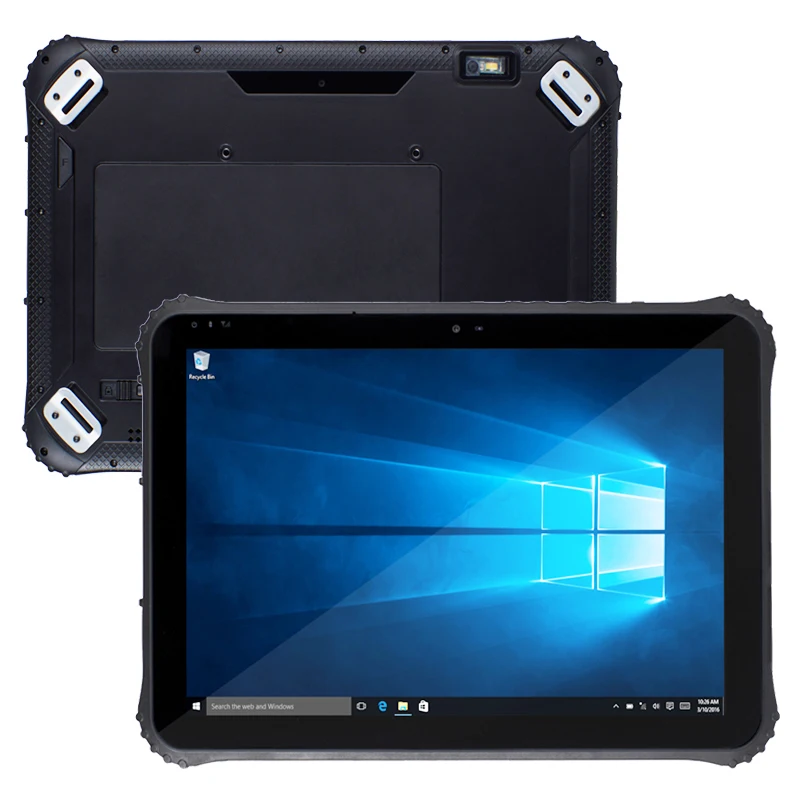 

Rugged Tablet PC 12 Inch 4G LTE Windows 10 Pro/Enterprise Edition with 2D Barcode Scanner RAM 4GB ROM 128GB Industrial Tablet