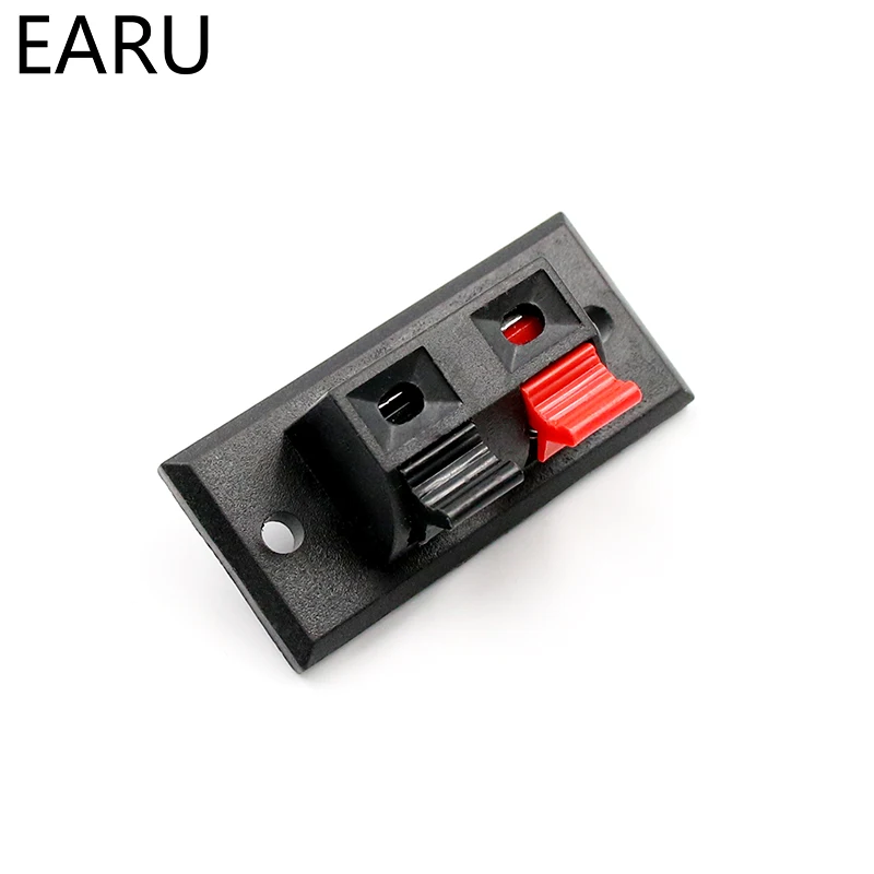 Лидер продаж 2017 5 шт. 2 разъем позиции клеммы с нажимным штекером пружинная