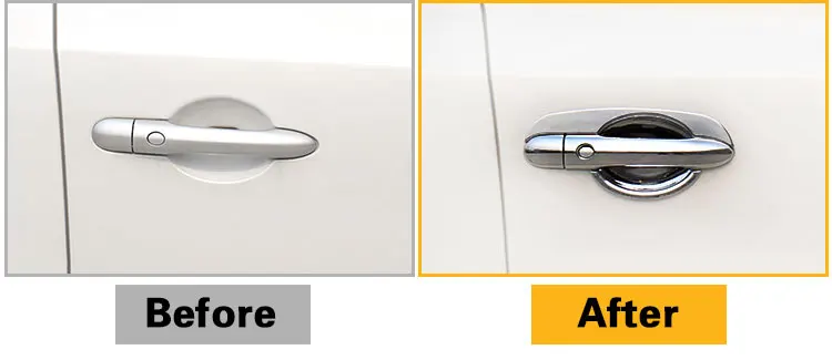 Для Renault Koleos Роскошные хромированные покрытия для дверных ручек 2007- Аксессуары отделка набор из 4 шт. автомобильный Стайлинг 2009 2010 2013