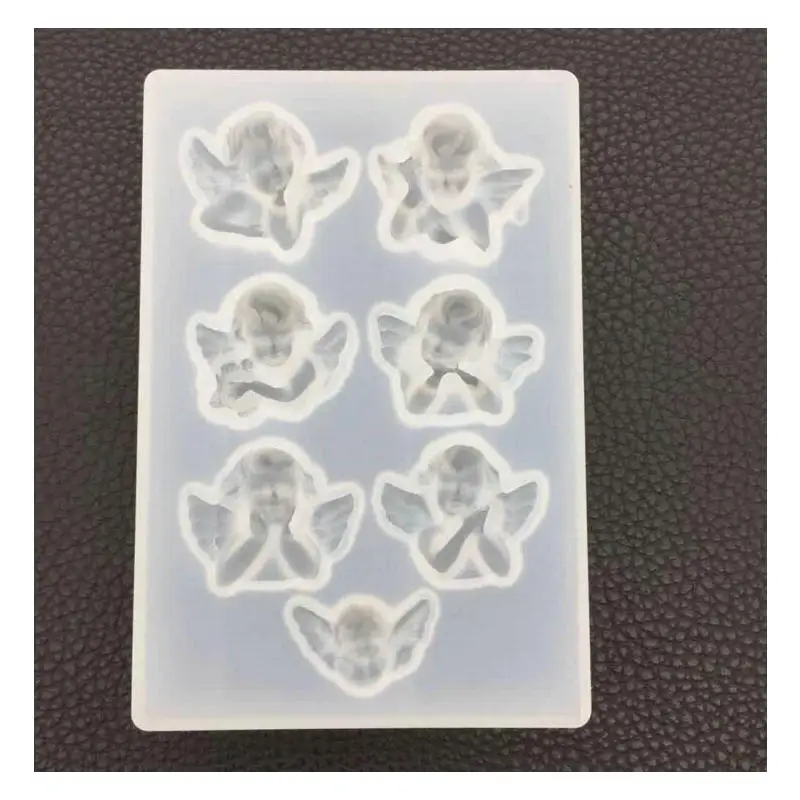 

Little Angel Decor Silicone Mold Jewelry Findings Pendant Accessories DIY Handmade Epoxy Resin Cabochon Charms Craft