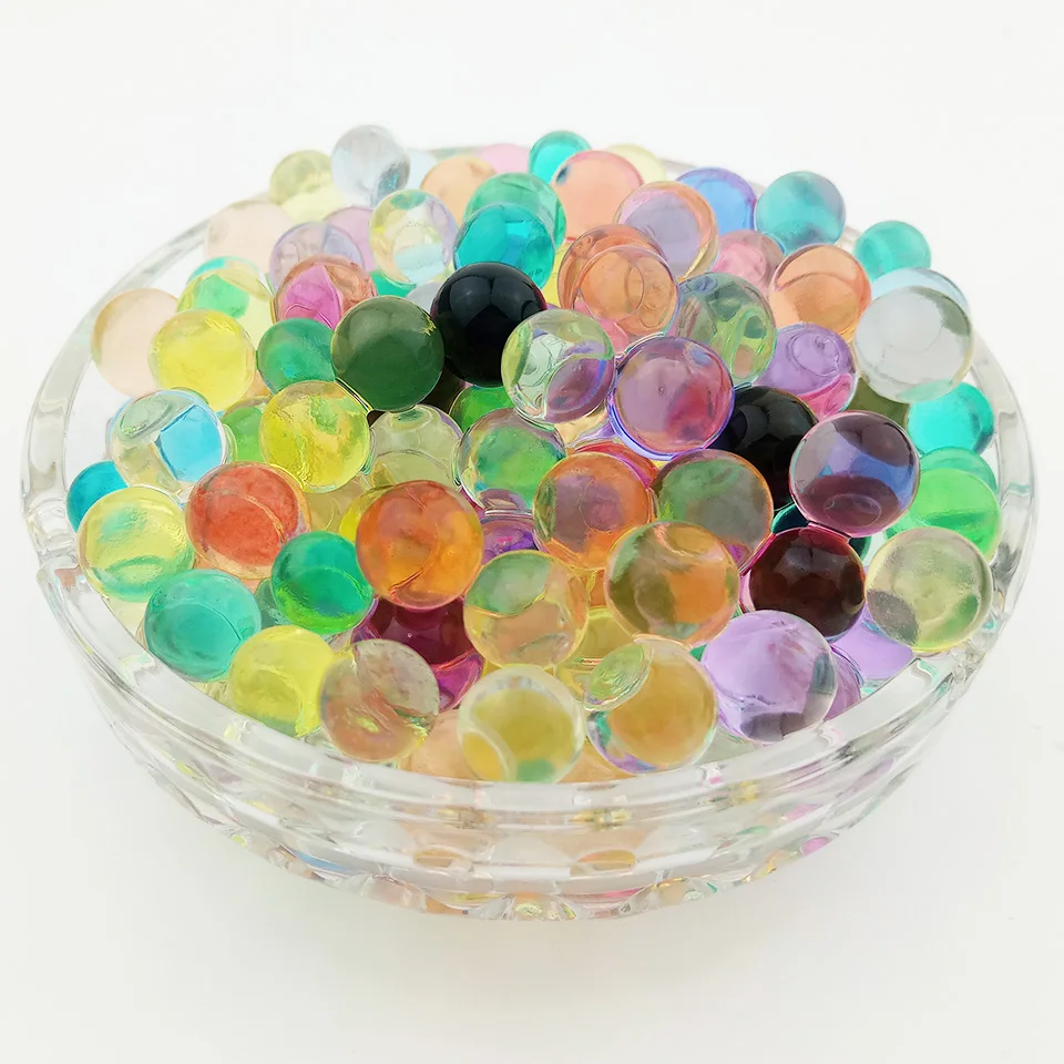 10 мешков гидрогелевый орбиз жемчуга в форме кристалла для почвы воды бусин