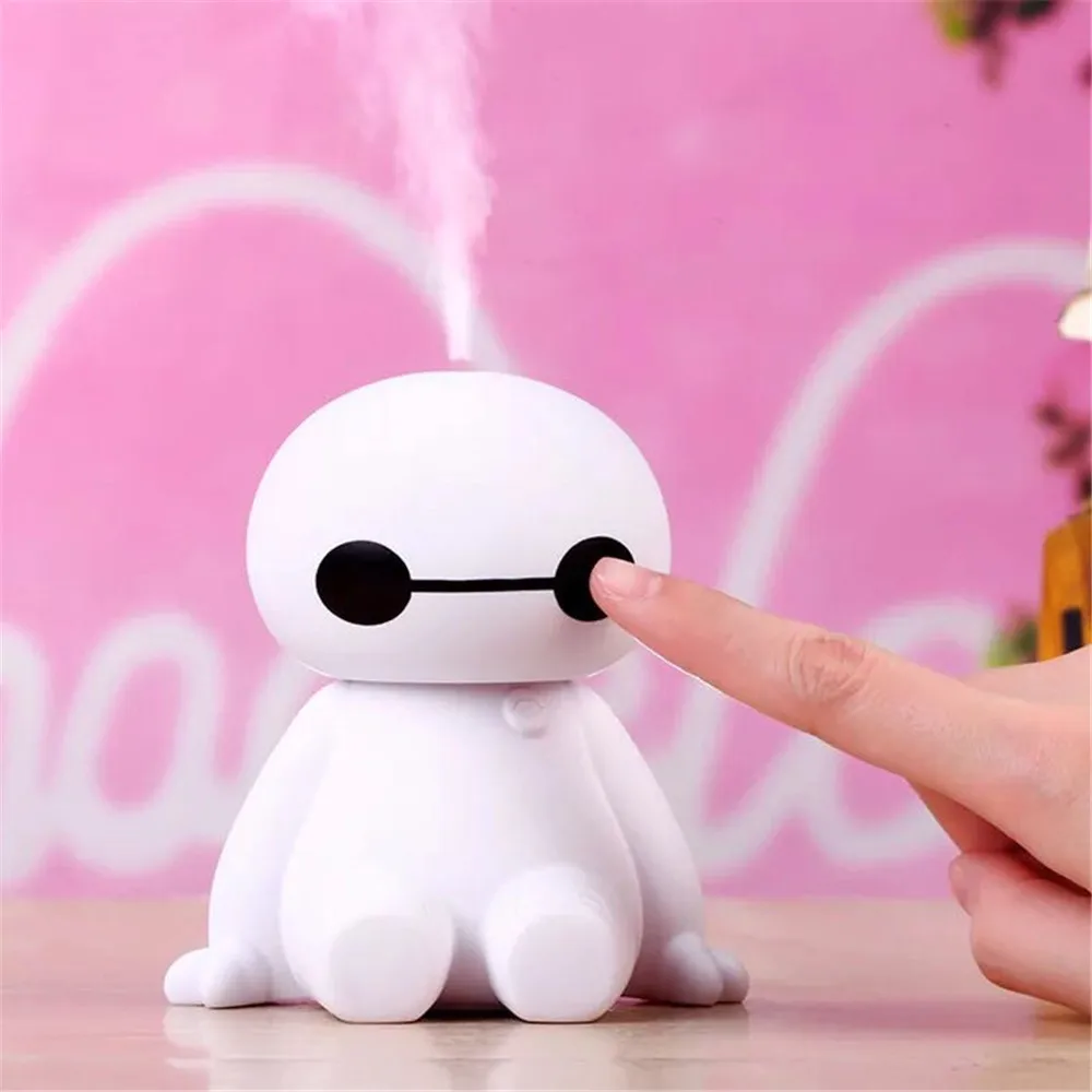 3 цвета baymax мини увлажнитель ароматерапия Прокат распыления маленький