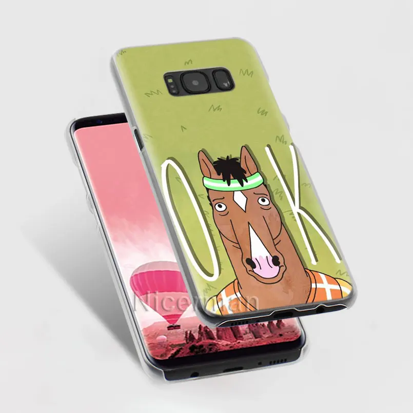 Чехол для телефона для samsung Galaxy S10e S10 S8 S9 плюс S6 S7 край A40 A50 A70 M20 крышка Конь БоДжек лошадь твердая PC чехол