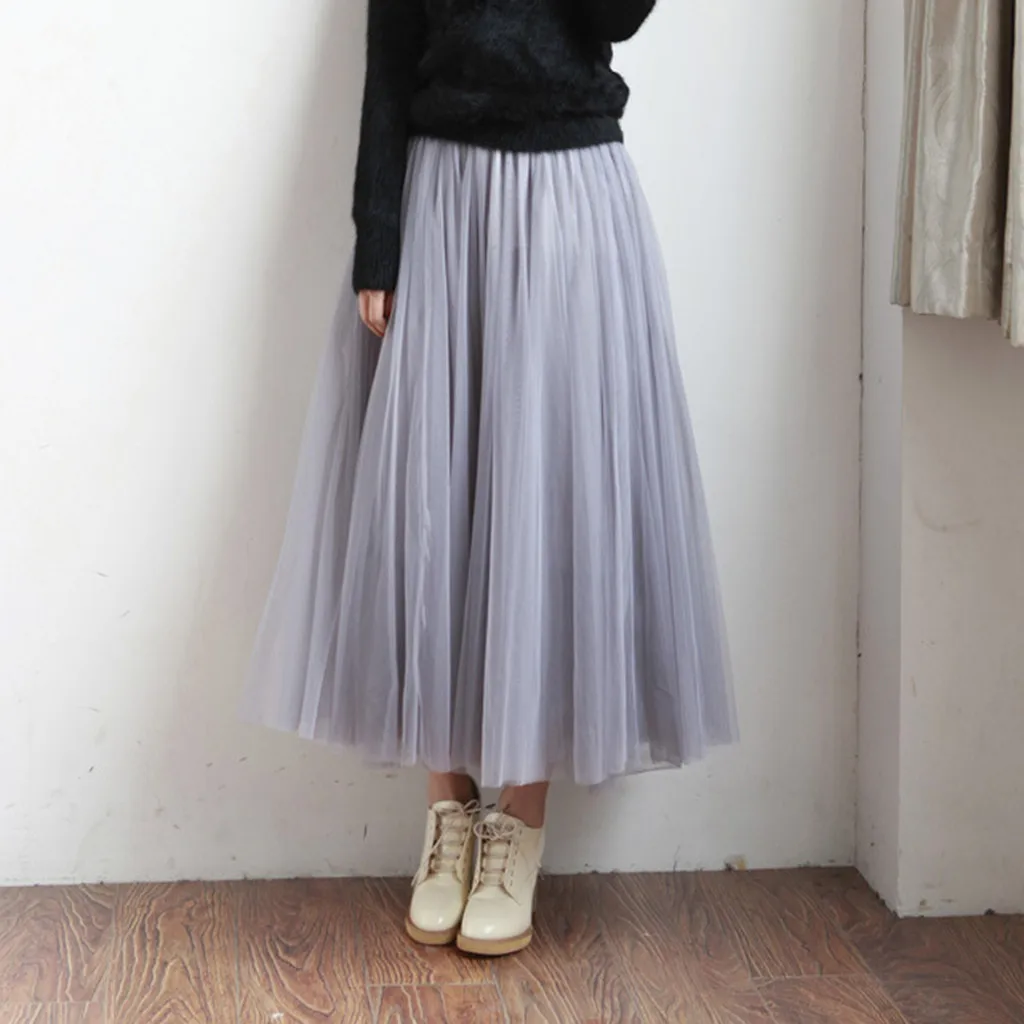 Женский двухслойный шифоновый Макси-сарафан с высокой талией Летний Пляжный