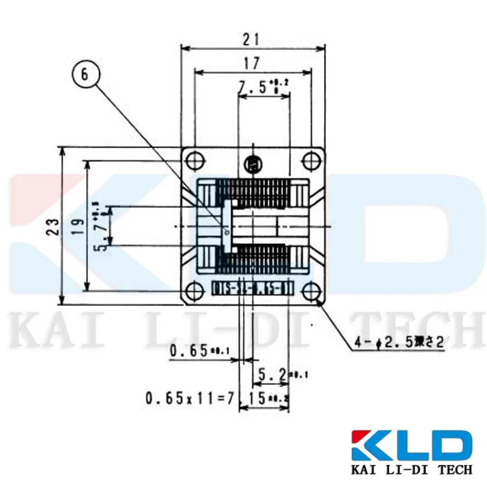Sop24 (34) к DIP24 IC socket Programmer переходник andk более высокое качество чем Enplas OTS 24 0.65 01 с