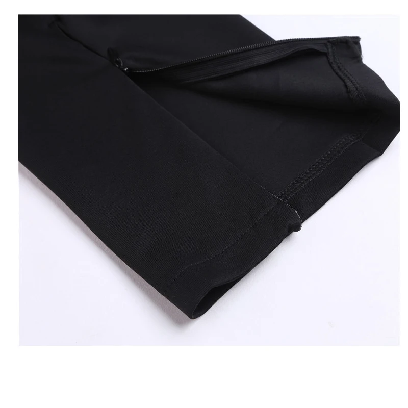 Летние тонкие спортивные прямые брюки для мужчин штаны фитнеса черные tide LX |