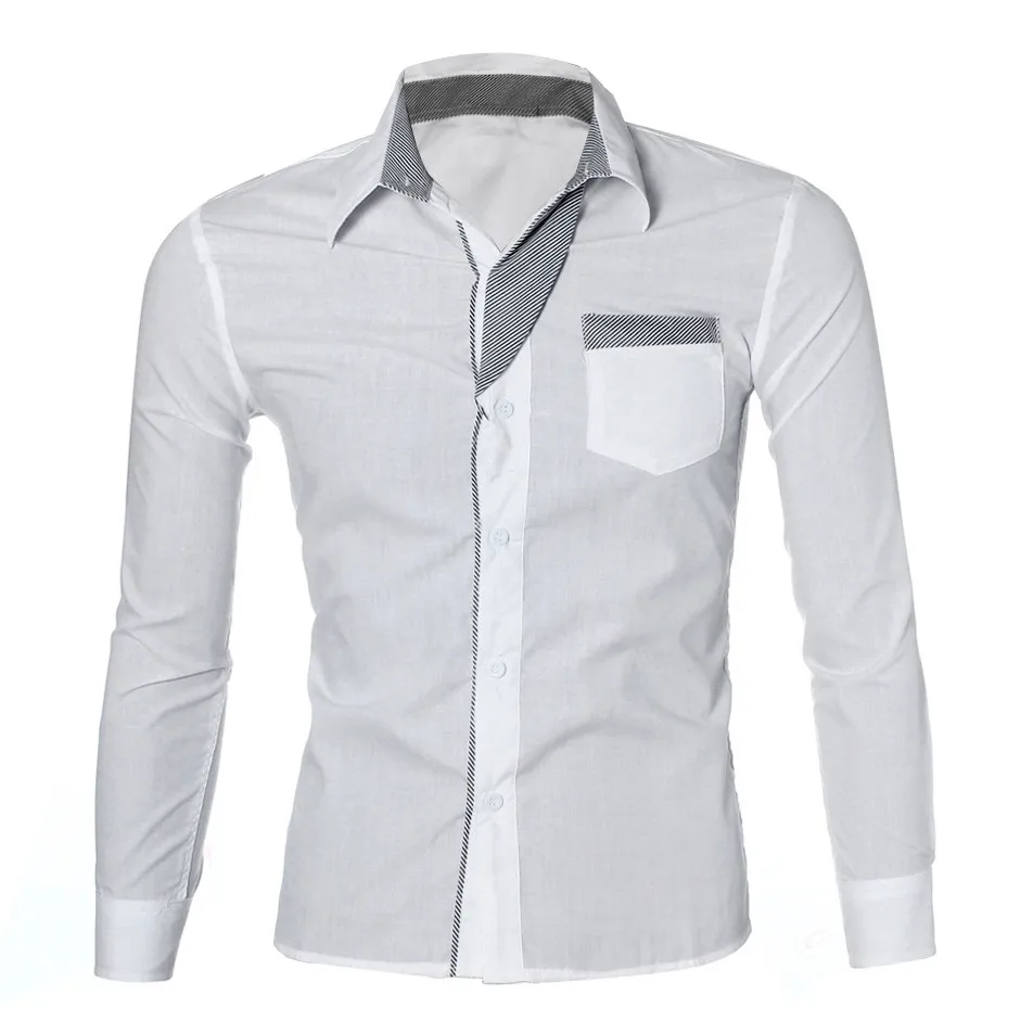 

Summer Men Formal Shirt Fashion Luxury Long Sleeve Solid Slim Fit Shirt Casual Camisa Hombre Manga Larga Social Male Clothing