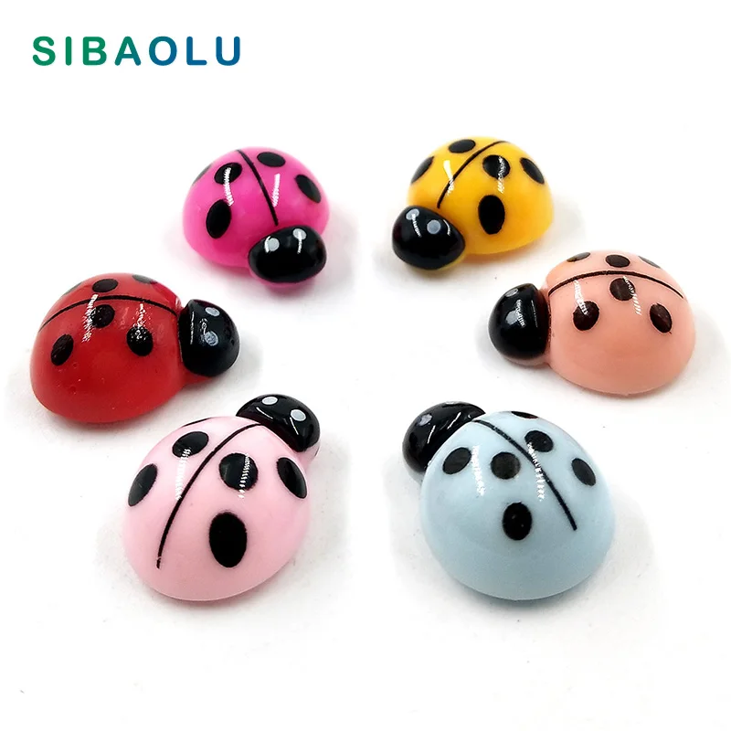 6 шт. цветные магниты на холодильник Ladybugs 3D Полимерная доска для творчества детей
