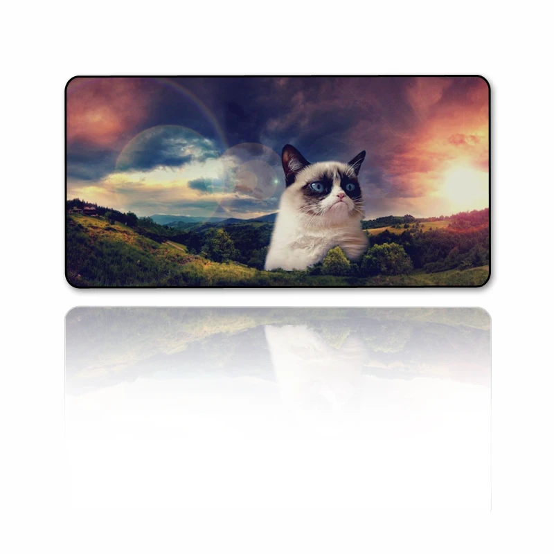 FFFAS 80X40cm коврик для мыши с мультяшными животными милый рисунок собаки