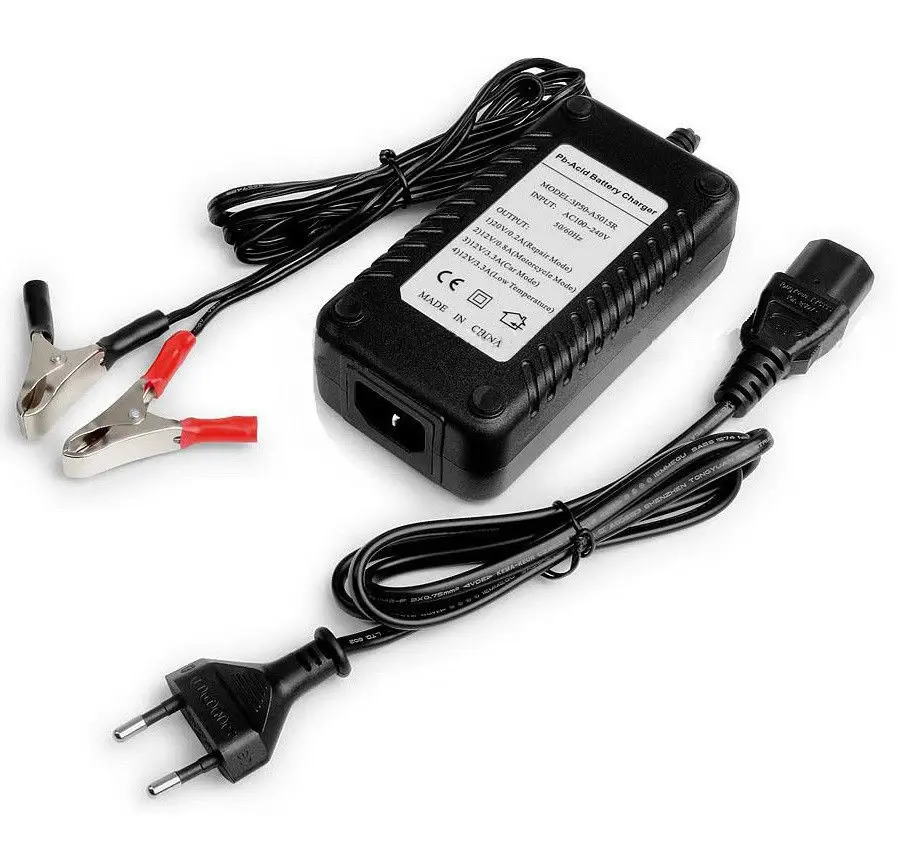 12 В Автомобильное зарядное устройство свинцово Кислотное для SLA AGM GEL VRLA Battery Mode 4